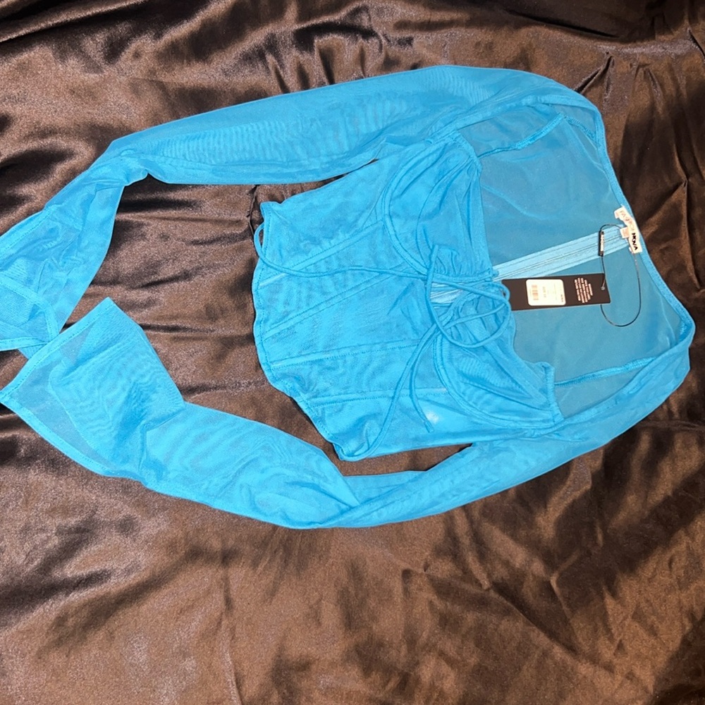 Corset long sleeve top